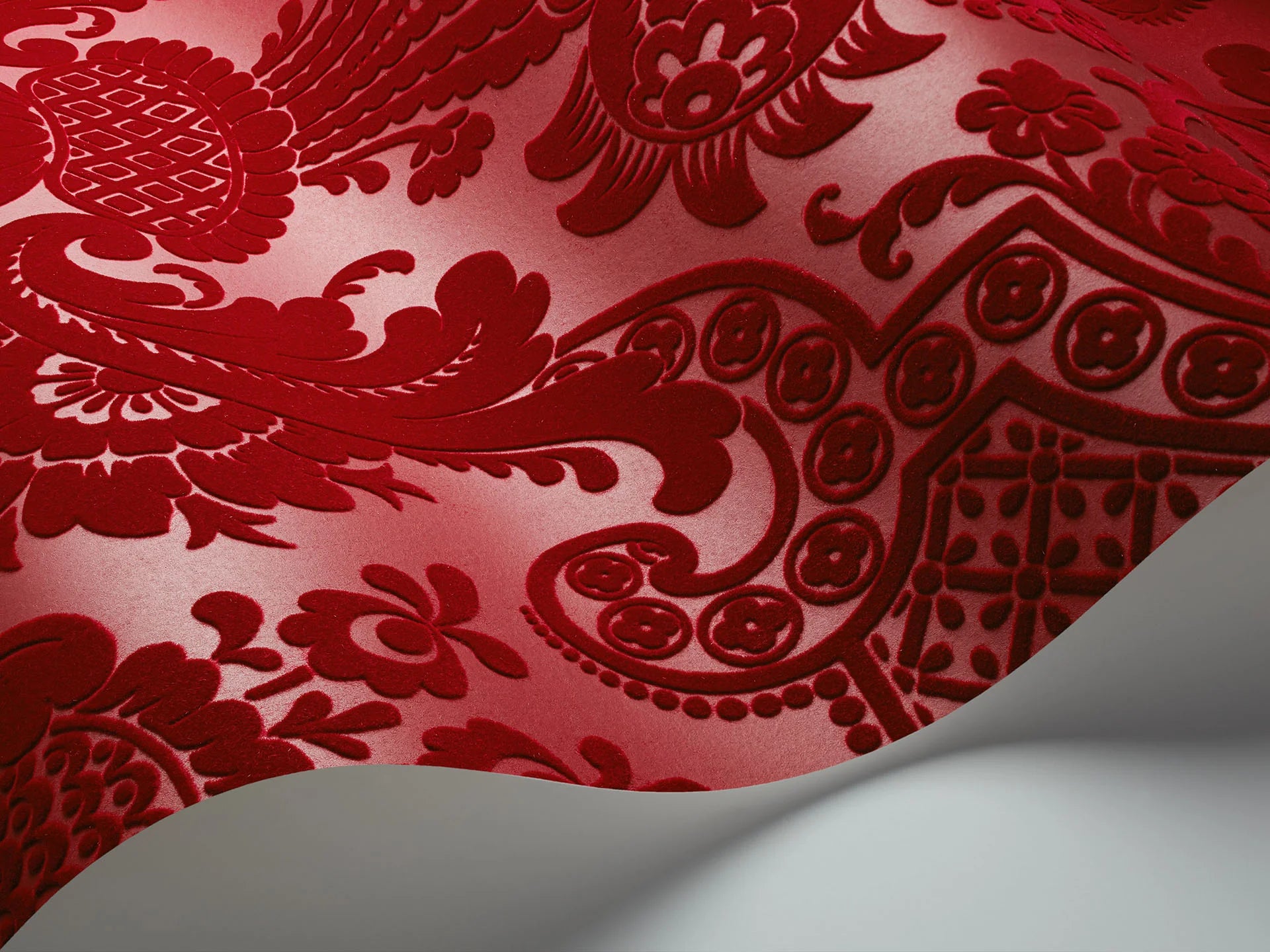 Cole & Son Mariinsky Damask Petrouchka, Red