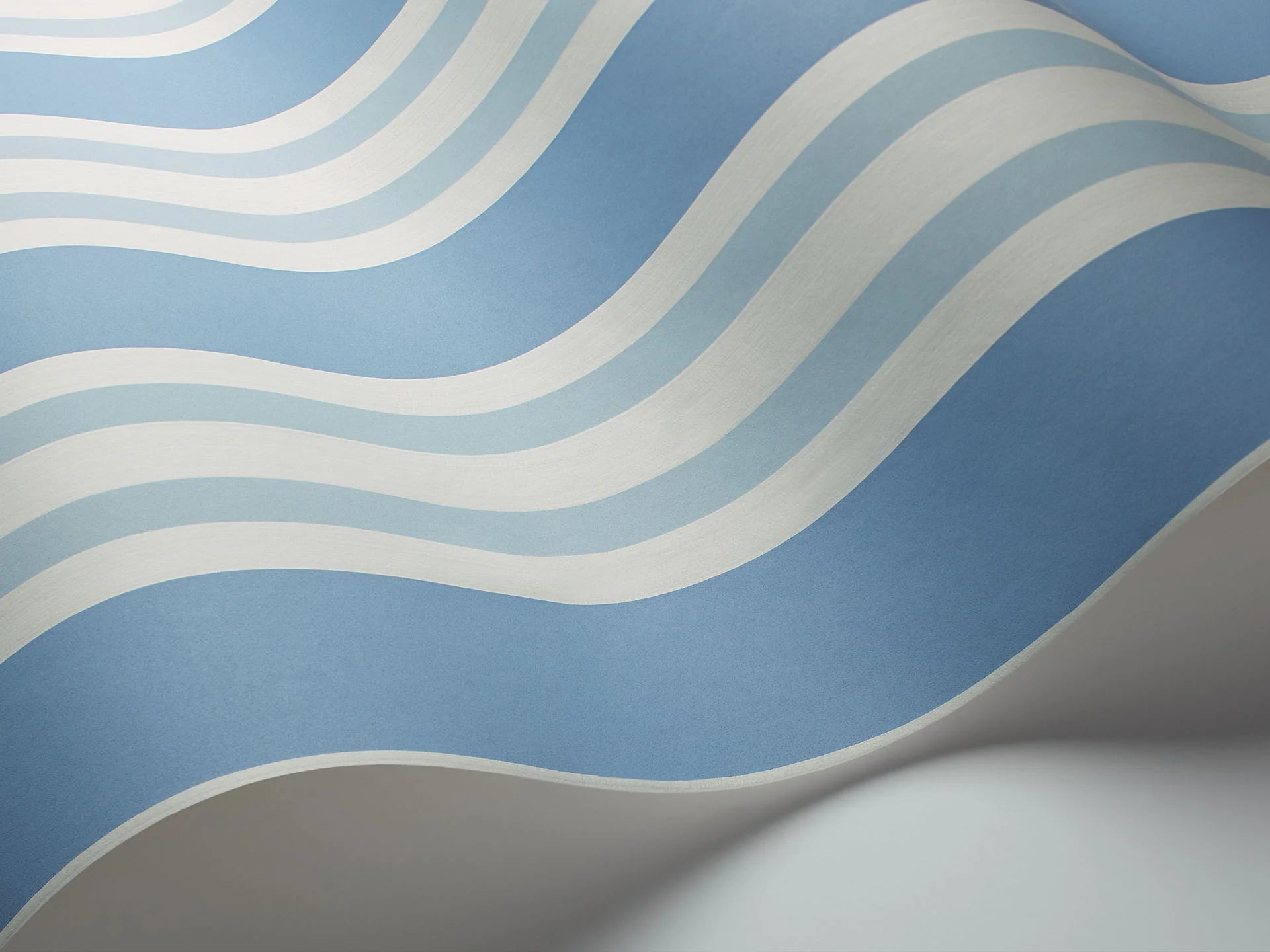 Cole & Son Marquee Stripe Polo Stripe, Hyacinth Blue & Cerulean