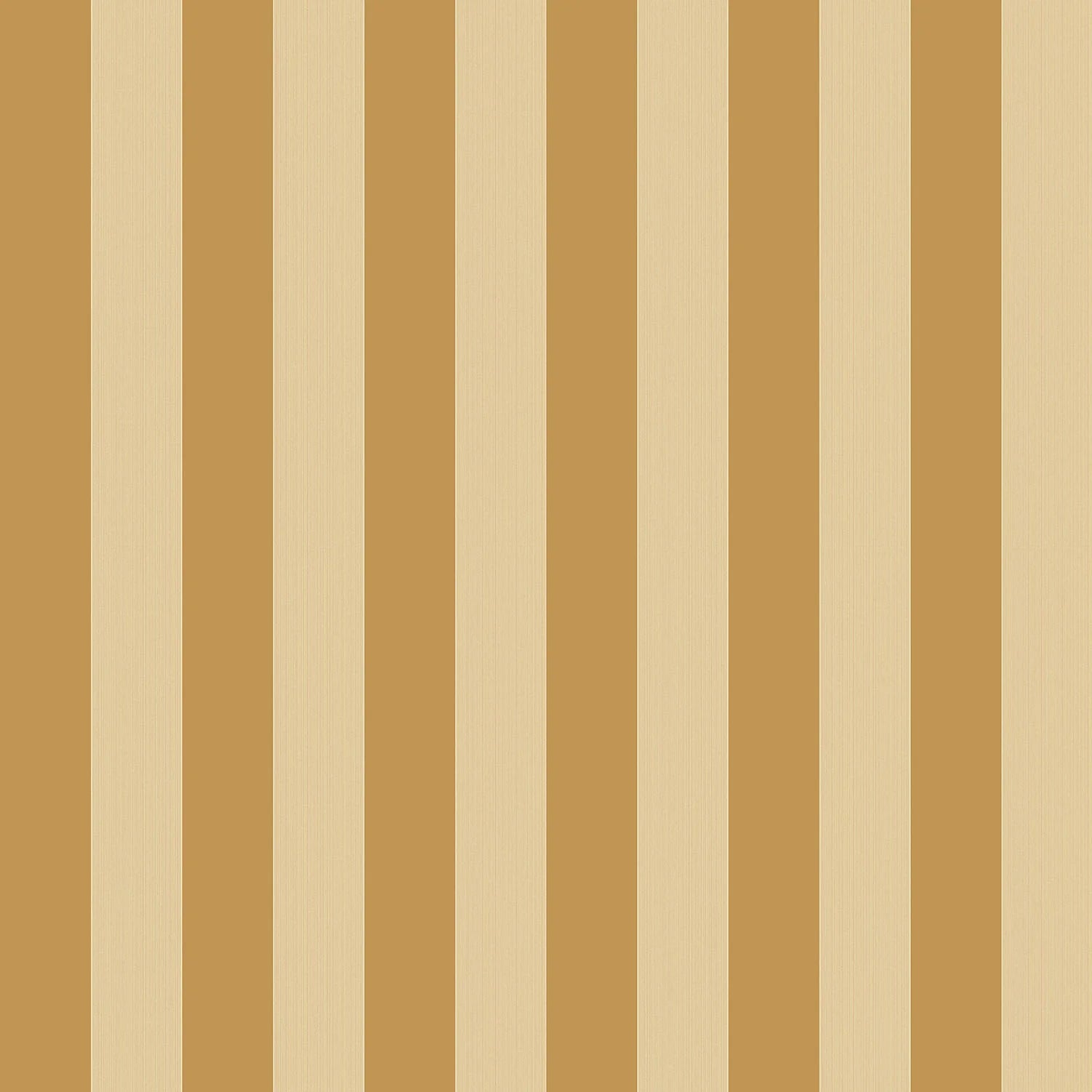 Cole & Son Marquee Stripe Regatta Stripe, Ochre & Metallic Gold