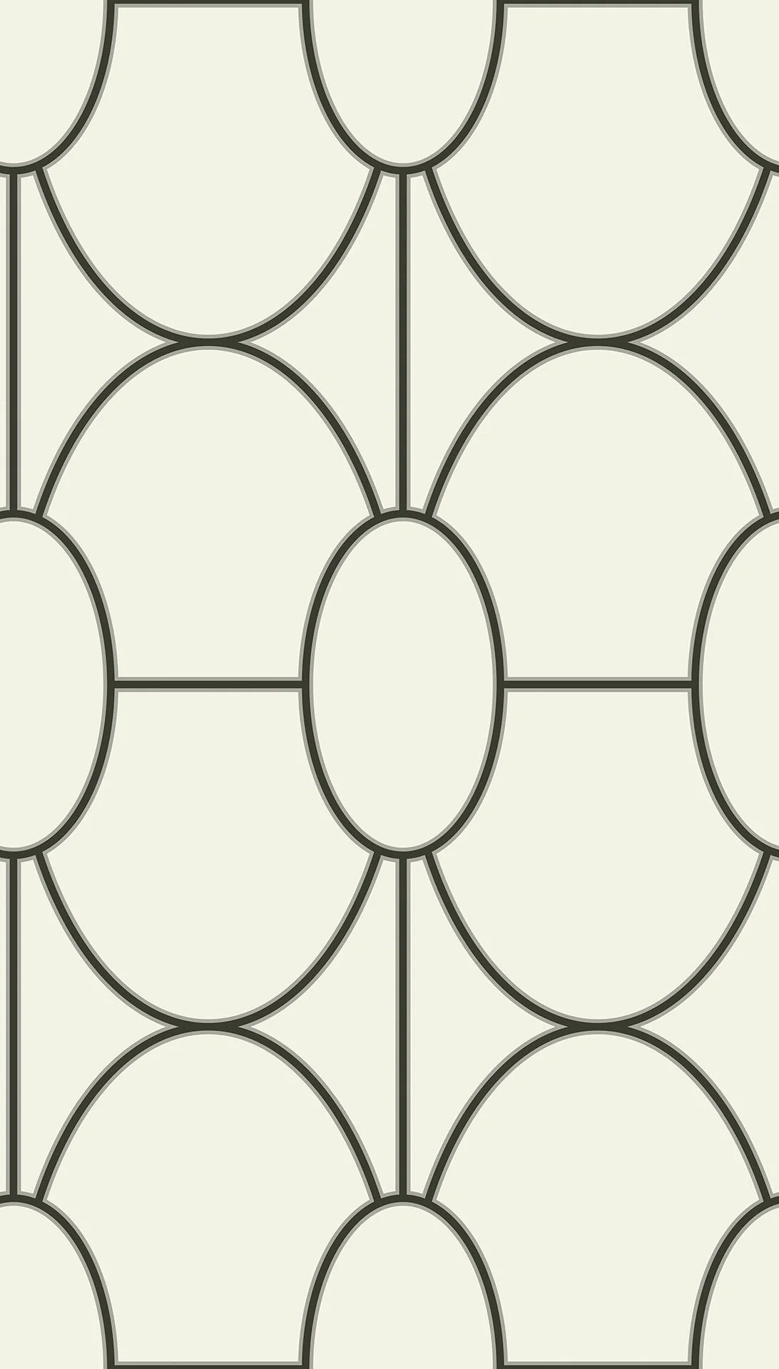Cole & Son , Geometric II Rivièra Black on White