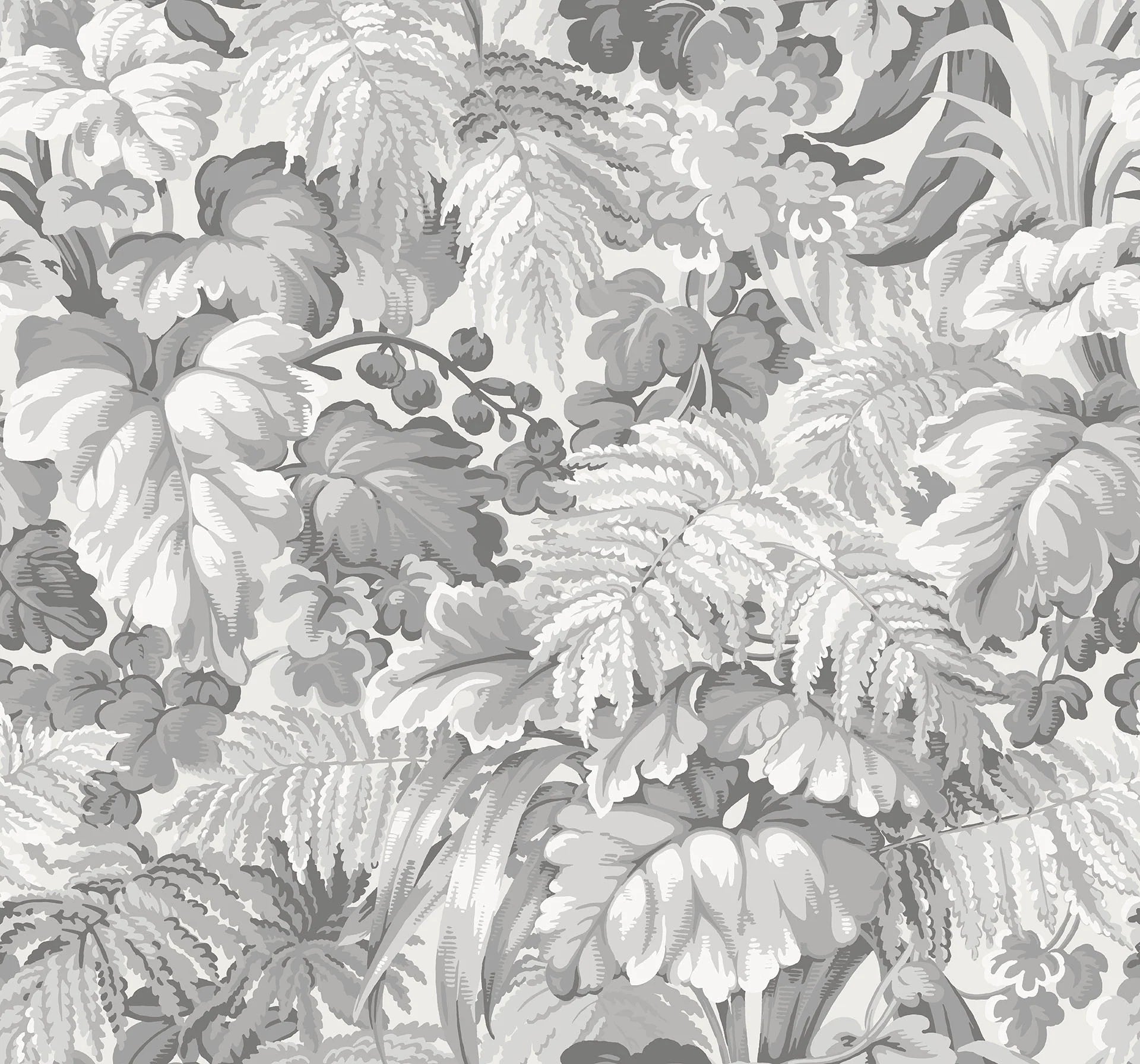 Cole & Son Martyn Lawrence Bullard, Royal Fernery, Warm Grey