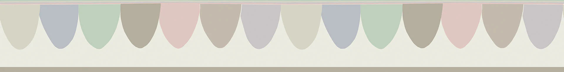 Cole & Son Whimsical Scaramouche, Pastels, Powder Blue, Seafoam & Blush on Parchment