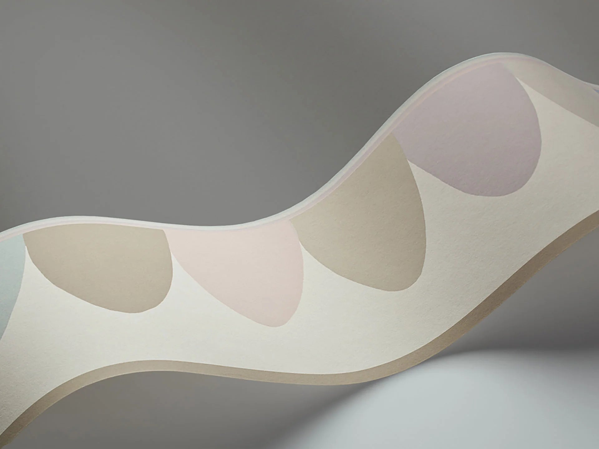 Cole & Son Whimsical Scaramouche, Pastels, Powder Blue, Seafoam & Blush on Parchment