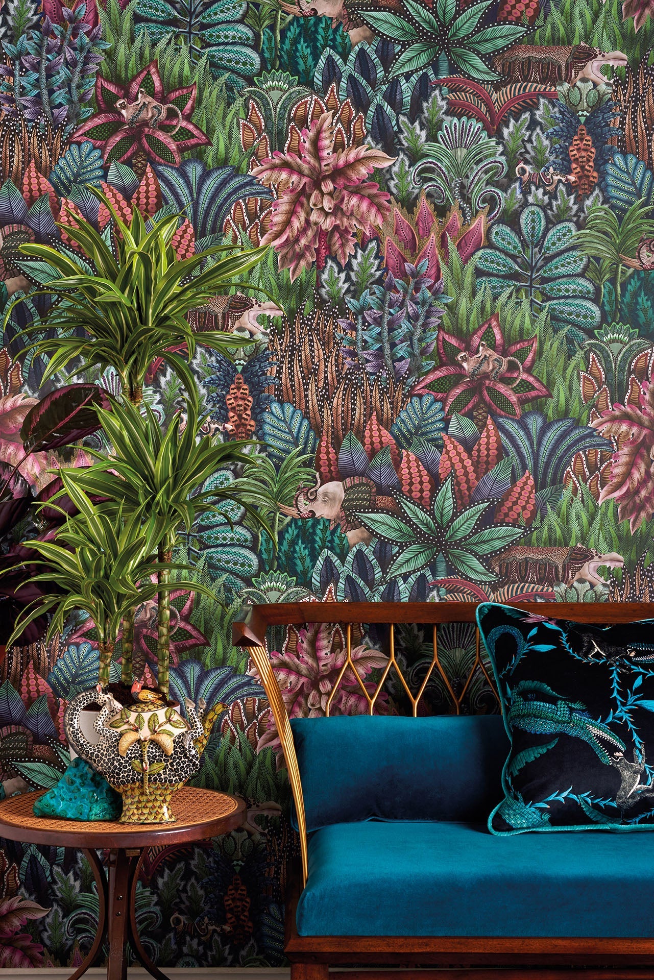 Cole & Son Ardmore Singita, Viridian Multi