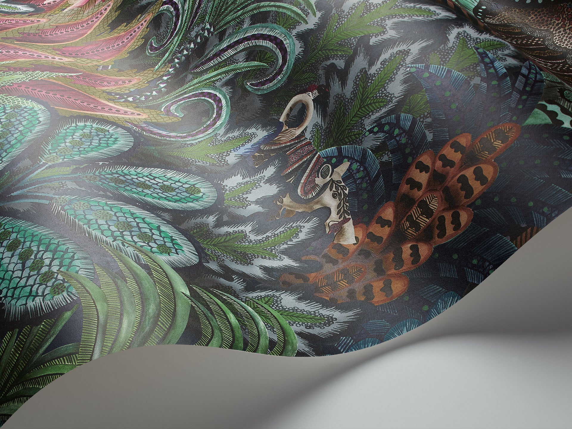 Cole & Son Ardmore Singita, Viridian Multi
