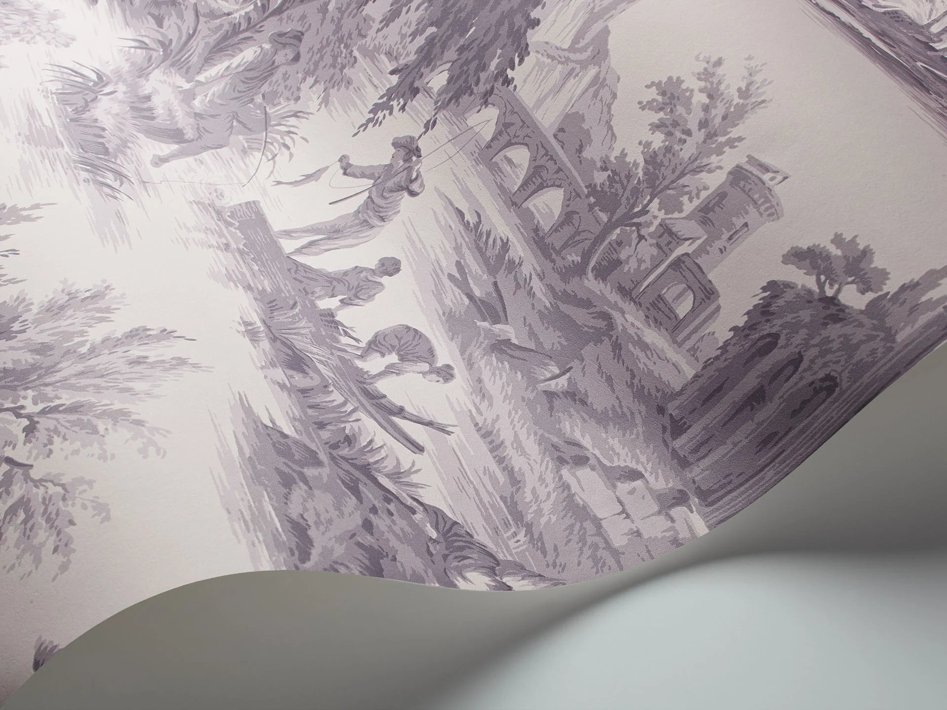 Cole & Son Folie Villandry, Pale Violet on Dove