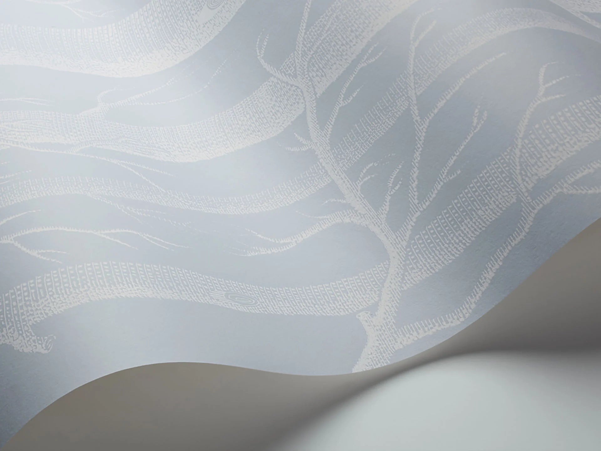 Cole & Son Whimsical Woods, Chalk on Powder Blue