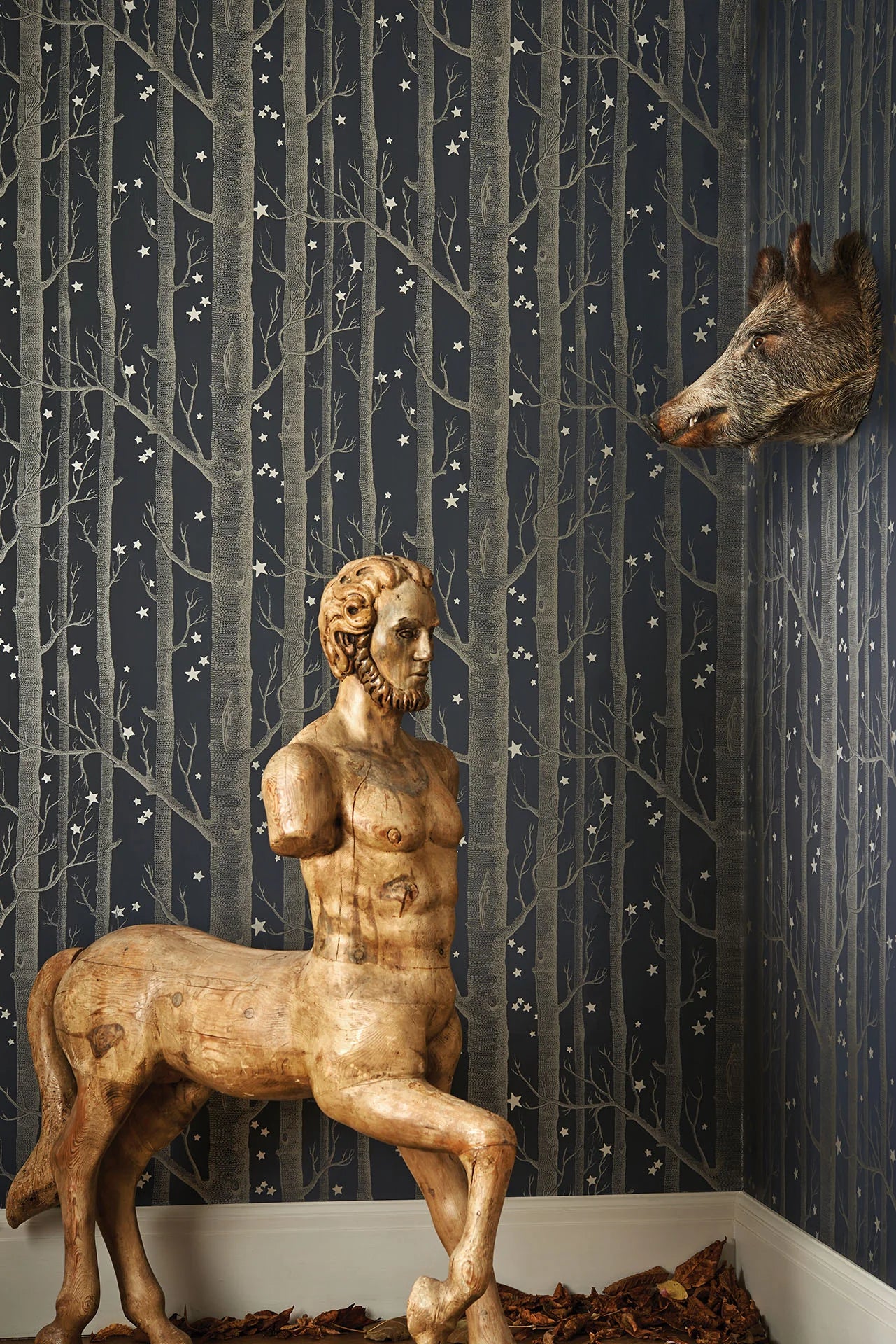 Cole & Son Whimsical Woods & Stars, Charcoal