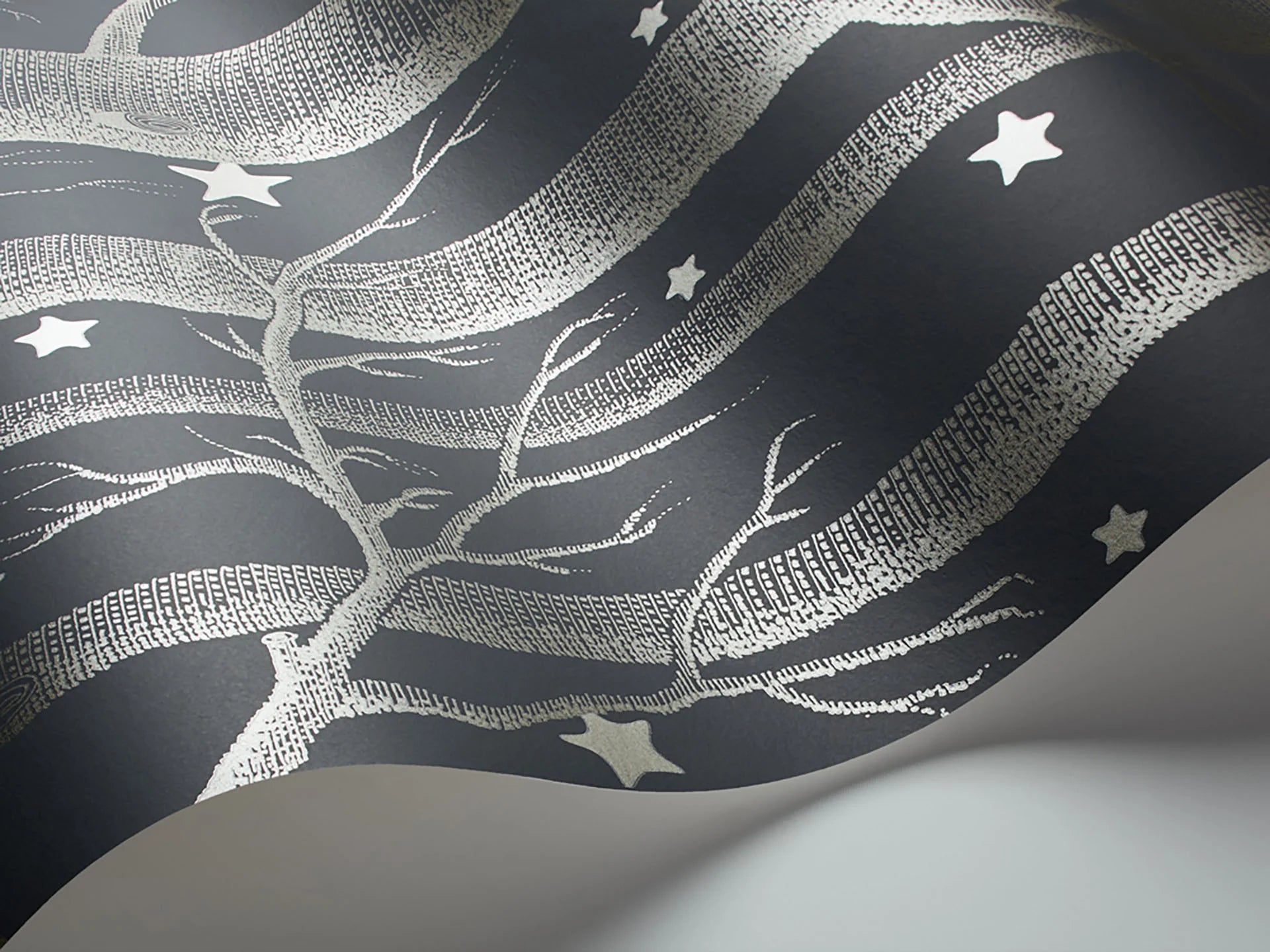 Cole & Son Whimsical Woods & Stars, Charcoal