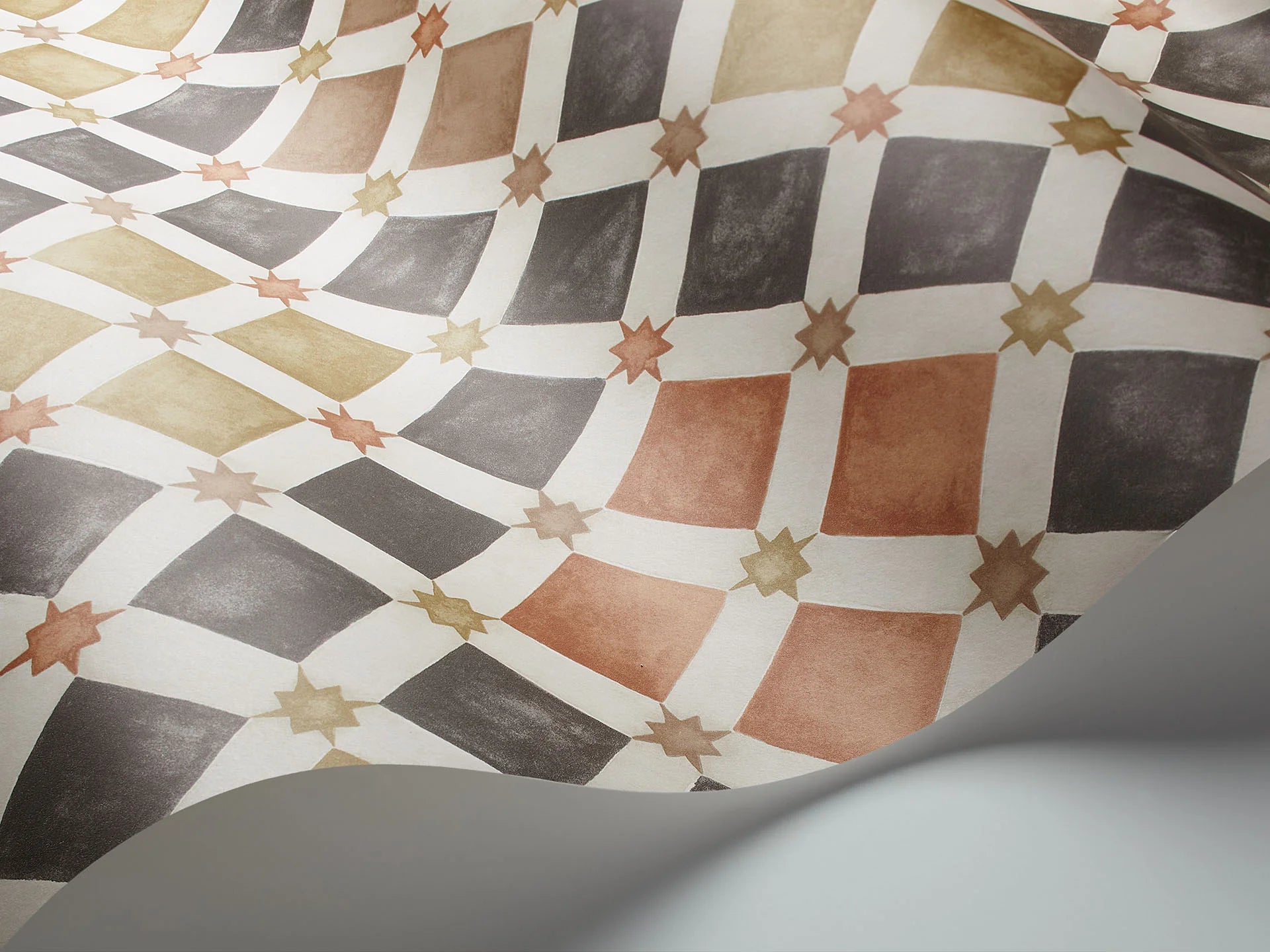 Cole & Son Martyn Lawrence Bullard, Zellige, Spice & Soot