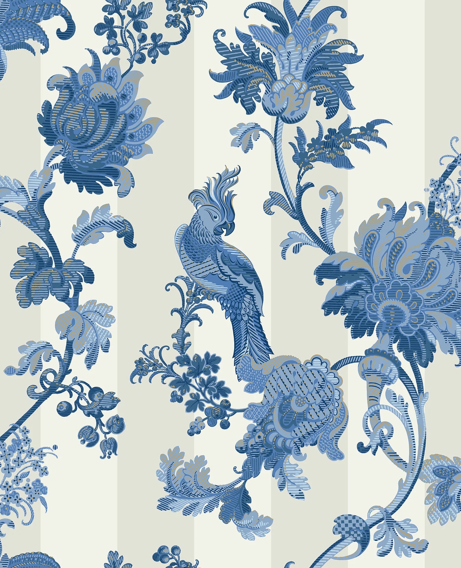 Cole & Son Martyn Lawrence Bullard, Zerzura, Hyacinth on White