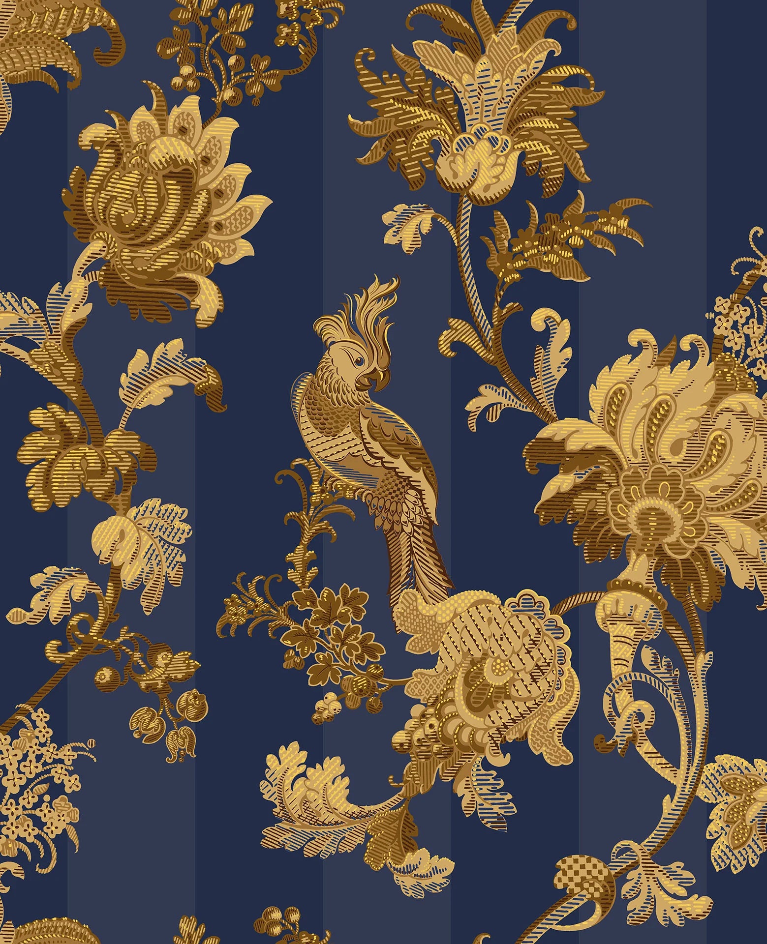 Cole & Son Martyn Lawrence Bullard, Zerzura, Royal Blue & Metallic Gold