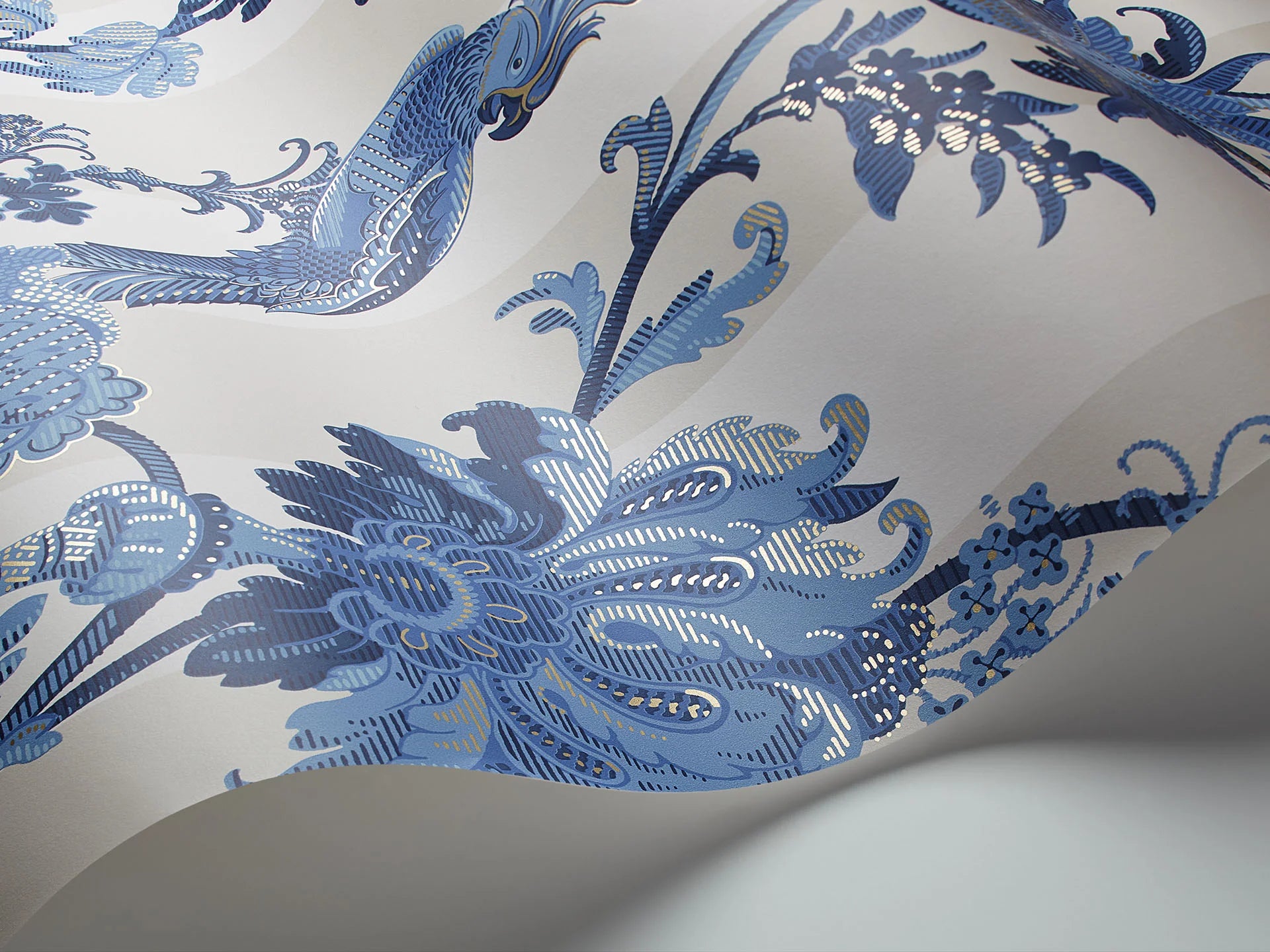 Cole & Son Martyn Lawrence Bullard, Zerzura, Hyacinth on White