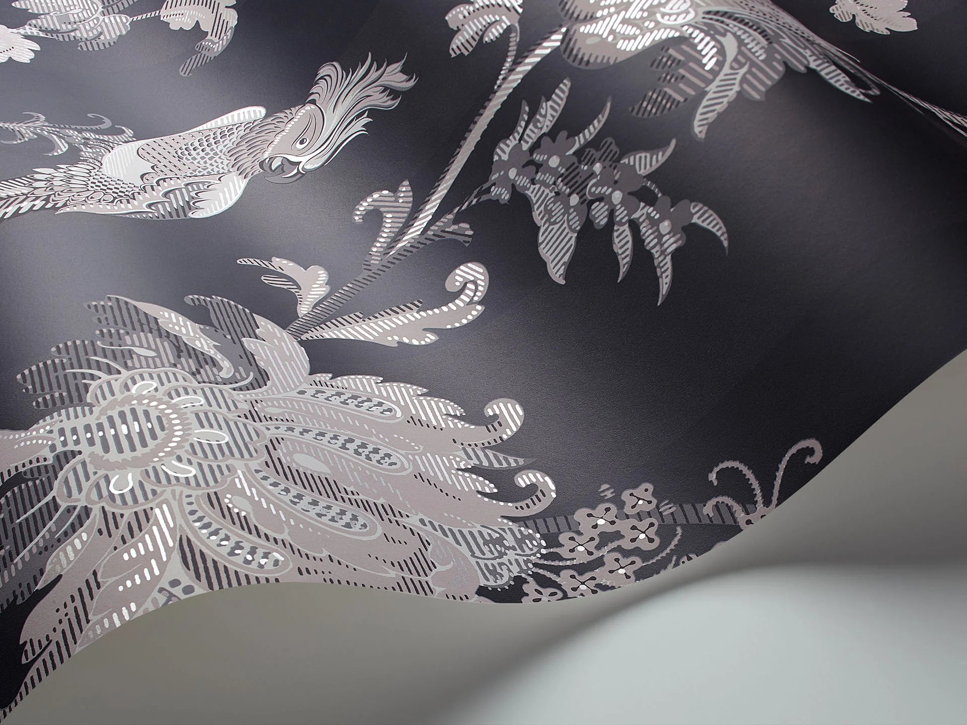 Cole & Son Martyn Lawrence Bullard, Zerzura, Slate Grey & Blush Pink