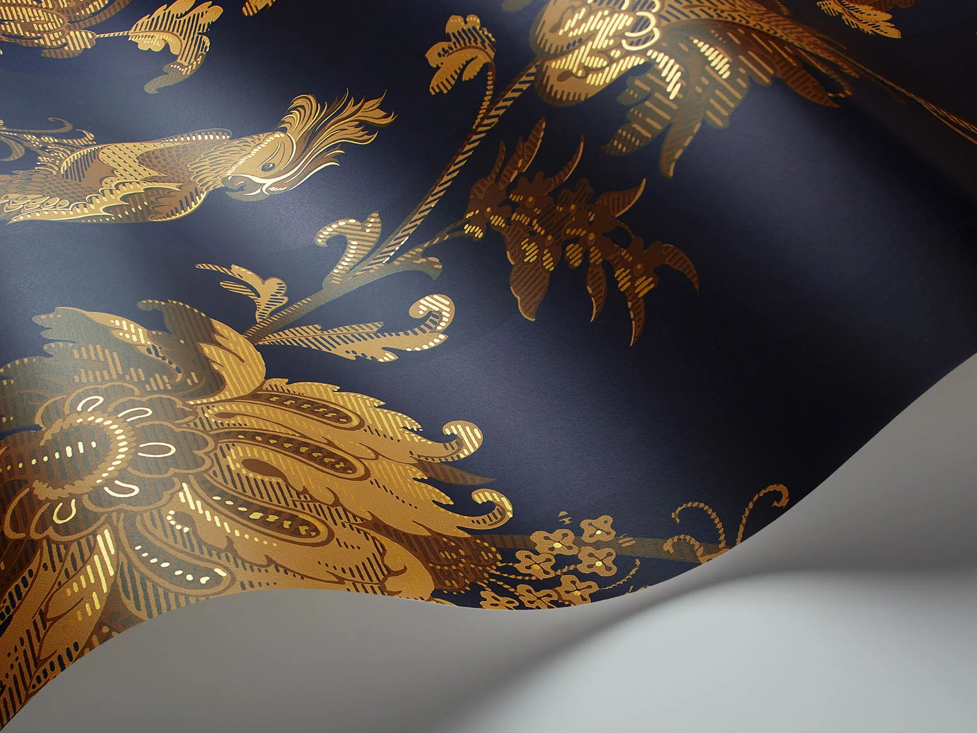 Cole & Son Martyn Lawrence Bullard, Zerzura, Royal Blue & Metallic Gold