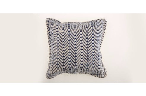 Flamant Decorative Cushion Assier blue/white