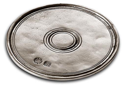 Onderzetter Palio D9.5 cm Italiaans Tin