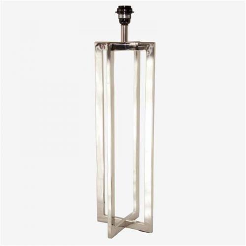 Lampvoet Crossing Base in zilver H:70,5
