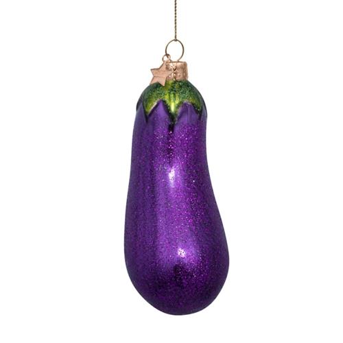 Kersthanger Aubergine 13cm