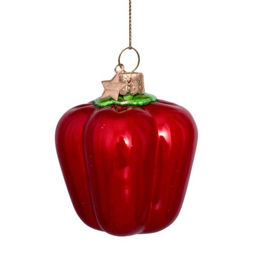 Kersthanger Paprika Rood 7cm