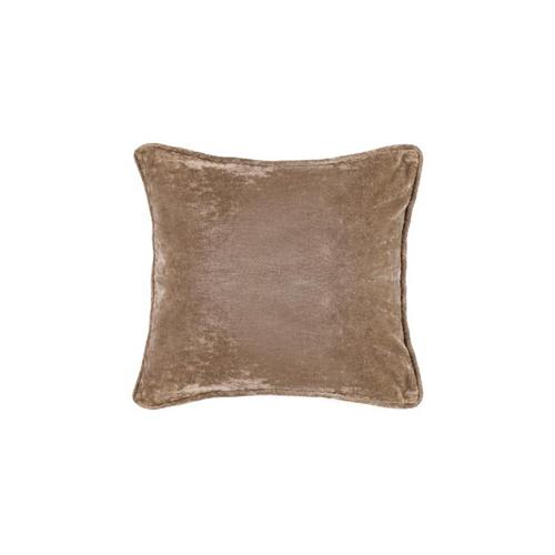 Sierkussen Nasim Beige Velours met bies 45x45