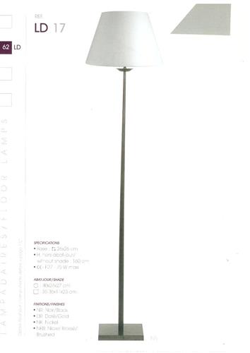 Lampvoet Zwart