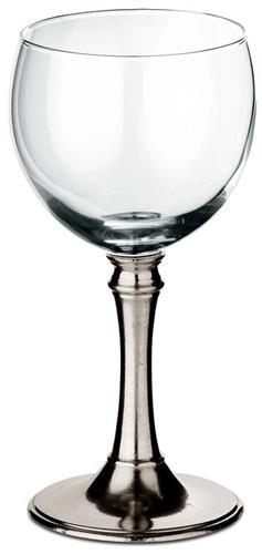 Rode Wijnglas Botticino Slank Ital.Tin