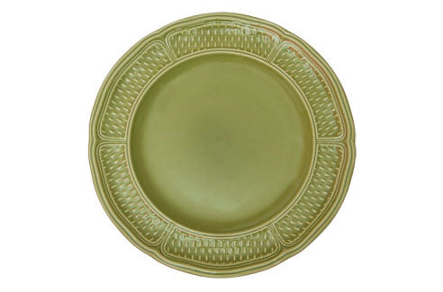 Gien Pont aux Choux Vert Cake plate