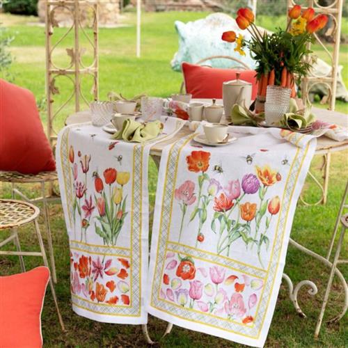 Tafelloper Tuli White 45x170