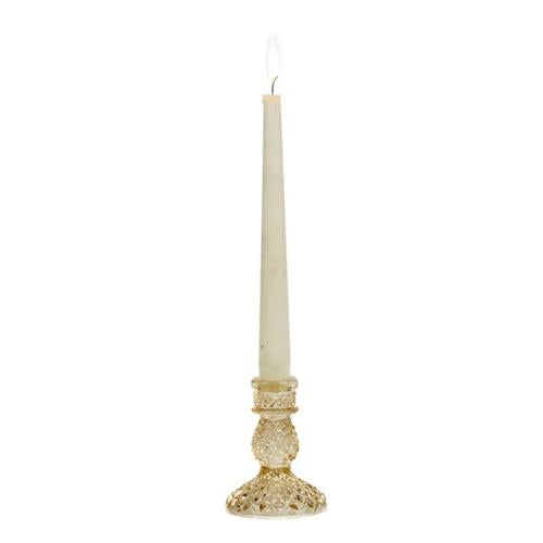 Goodwill Kandelaar Elegant geel glas 10cm