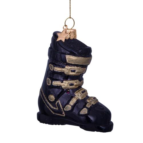 Kersthanger Skischoen Zwart H9,5cm