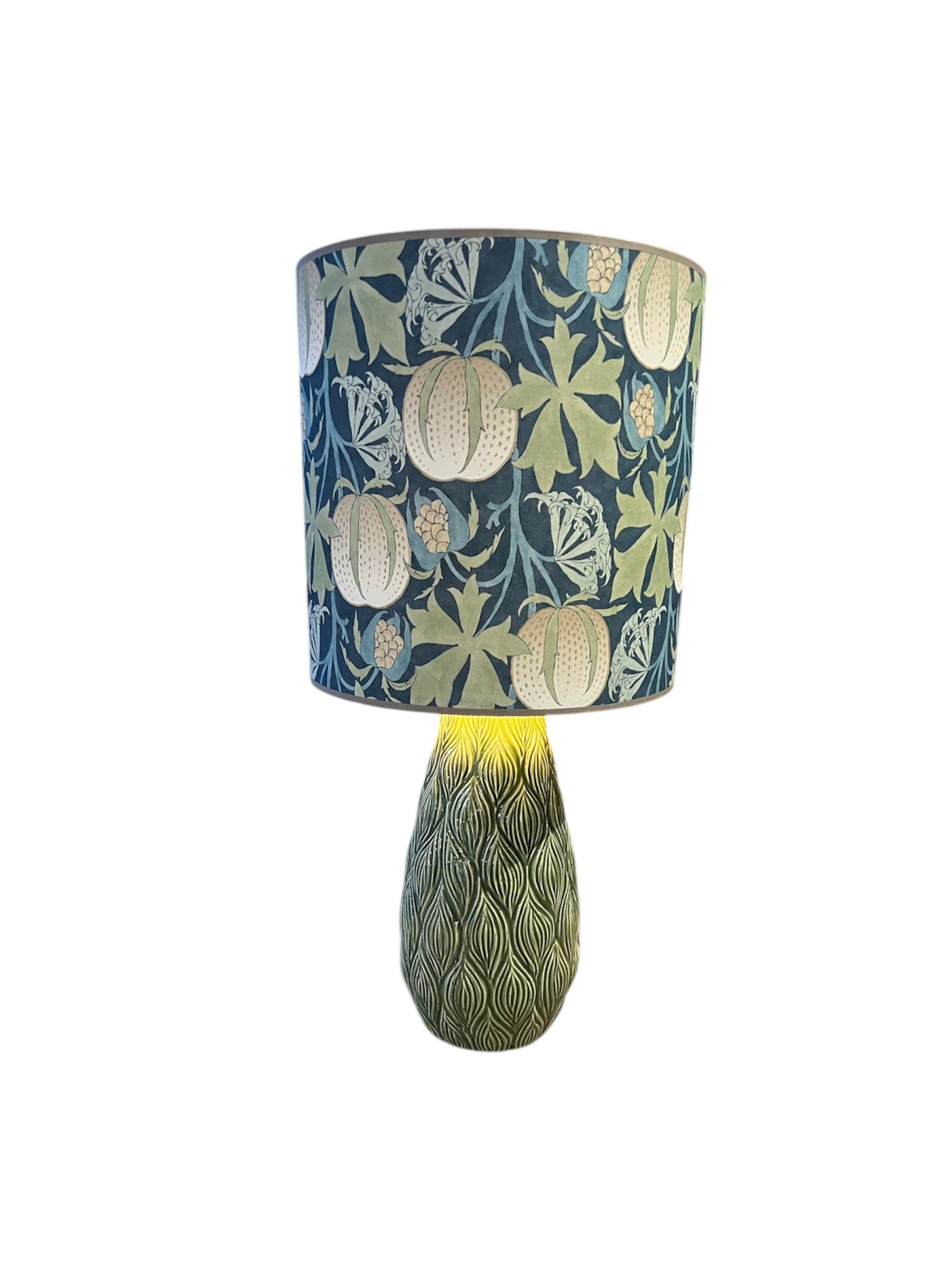 GVT Lampvoet Lesly groene bladeren 35cm