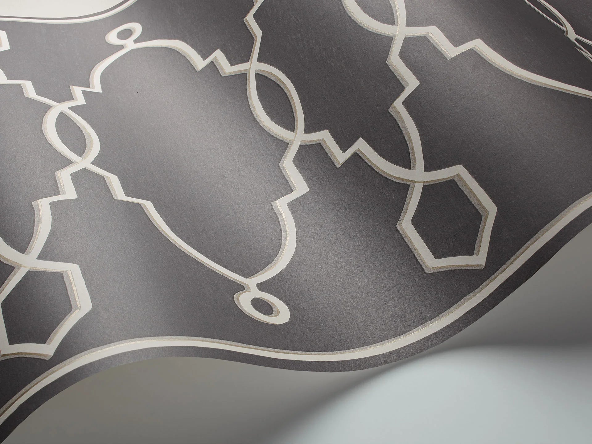 Cole & Son Folie Parterre Border, Soot