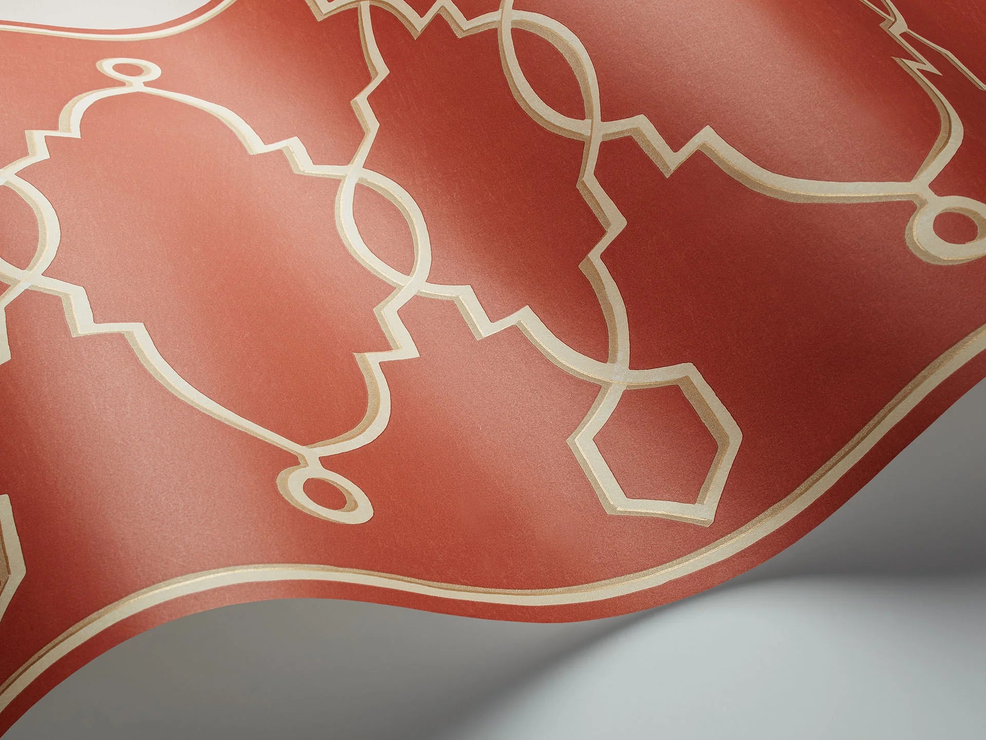 Cole & Son Folie Parterre Border, Rouge