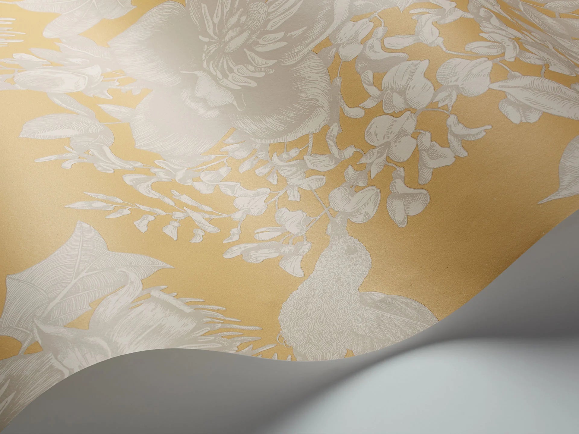Cole & Son Folie Tivoli, Wit op Oker