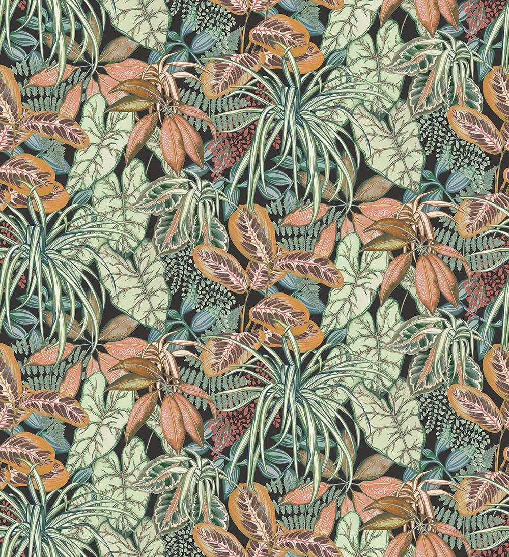 Osborne & Little Ananda Hothouse, Charcoal / Pine