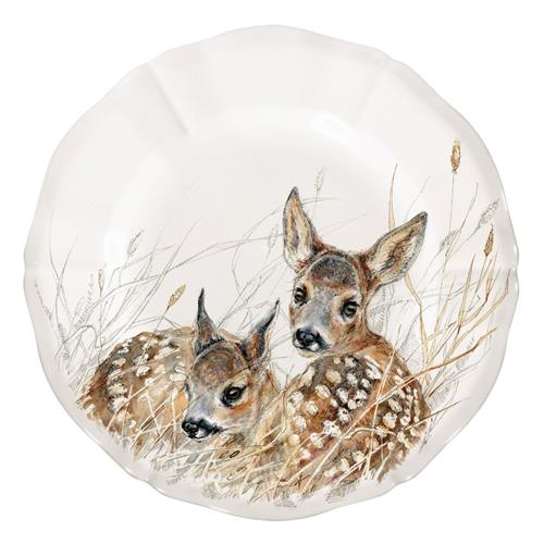 Gien Sologne Cake plate Faons