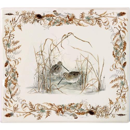 Gien Sologne rectangular bowl with Snippen