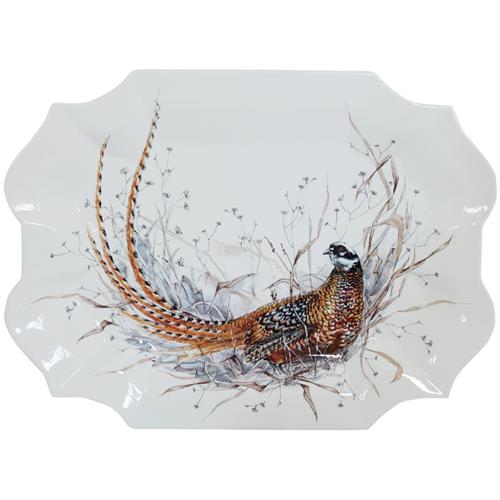 Gien Sologne Scalloped Scale Pheasant
