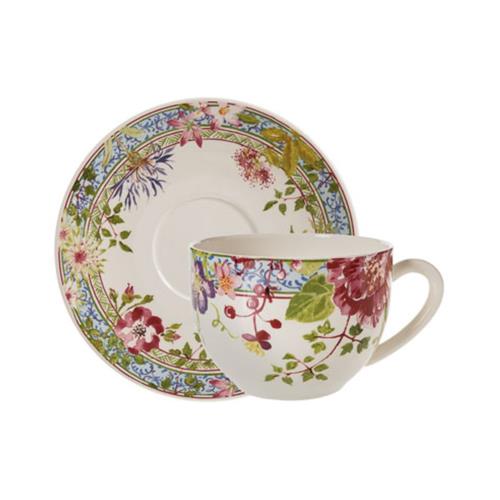 JUMBO TEA CUP & SAUCER MILLEFLEURS
