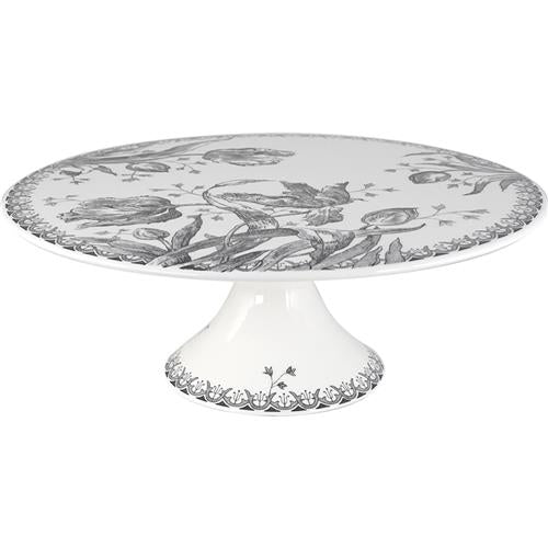 Cake stand on foot Tulipes Noir H11