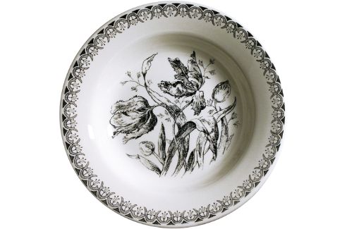 Gien Tulipes Noires deep bowl