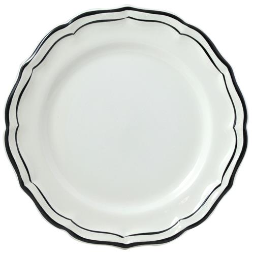 Gien Filet Manganese Dinner Plate