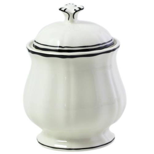 Gien Filet Manganese Sugar Bowl