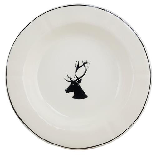 Gien Chambord Soup plate Cerf