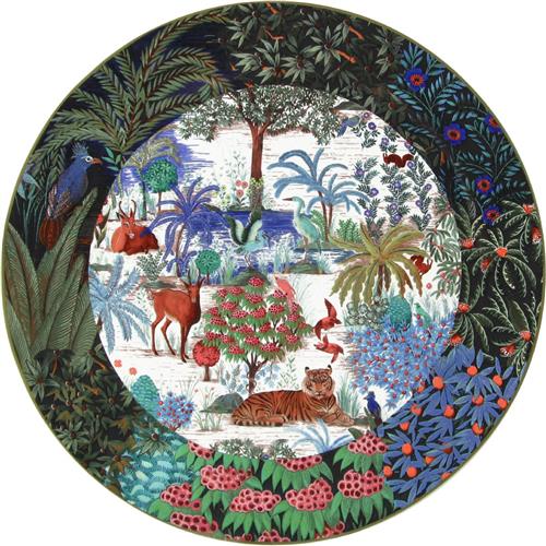 Gien Le Jardin du Palais Cake stand by Pierre Frey