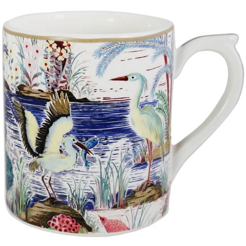 Gien Le Jardin du Palais Mug Blanc by Pierre Frey