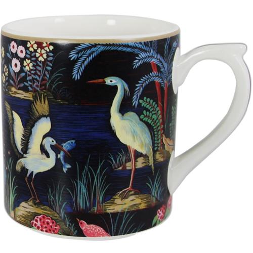 Gien Le Jardin du Palais Mug Noir by Pierre Frey