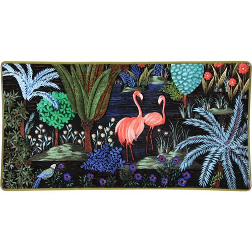 Gien Le Jardin du Palais Letter dish by Pierre Frey