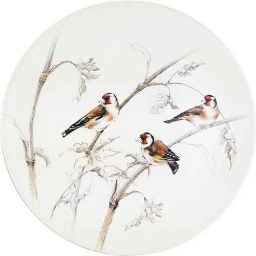 Gien Cake bowl Les Oiseaux de la Foret